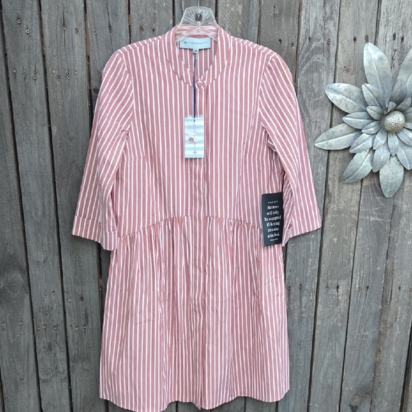 Tuckernuck Pink Striped Long Sleeve Dress - Picture 3 of 8